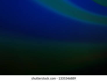 Dark BLUE vector blurred bright background. Colorful abstract illustration with gradient. A completely new design for your business.