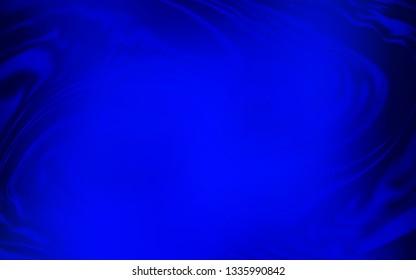 Dark BLUE vector blurred bright pattern. Creative illustration in halftone style with gradient. Completely new design for your business.