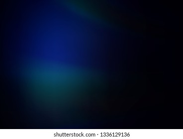Dark BLUE vector blurred bright pattern. A vague abstract illustration with gradient. The template can be used for your brand book.