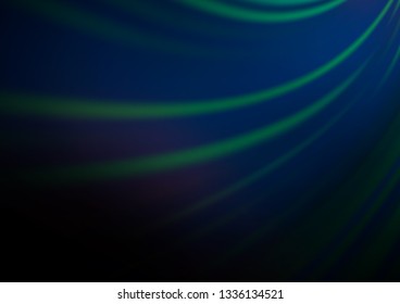 Dark BLUE vector blurred bright background. Colorful illustration in blurry style with gradient. The elegant pattern for brand book.