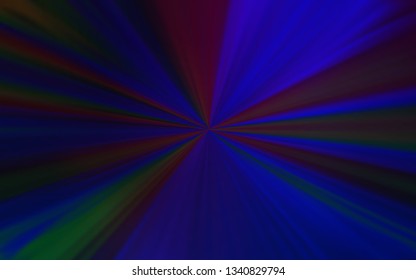 Dark BLUE vector blurred bright template. New colored illustration in blur style with gradient. Completely new design for your business.