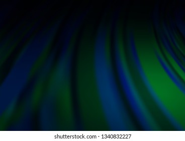 Dark BLUE vector blurred bright pattern. Colorful illustration in abstract style with gradient. A completely new design for your business.