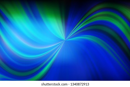 Dark BLUE vector blurred bright texture. An elegant bright illustration with gradient. Blurred design for your web site.