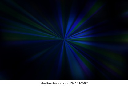 Dark BLUE vector blurred bright pattern. Colorful illustration in abstract style with gradient. New design for your business.