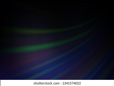 Dark BLUE vector blurred bright pattern. Colorful illustration in abstract style with gradient. The template can be used for your brand book.