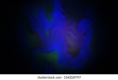 Dark BLUE vector blurred bright template. Shining colored illustration in smart style. Blurred design for your web site.