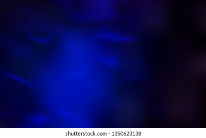 Dark BLUE vector blurred bright texture. New colored illustration in blur style with gradient. Completely new design for your business.