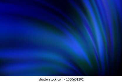 Dark BLUE vector blurred bright pattern. New colored illustration in blur style with gradient. New style design for your brand book.