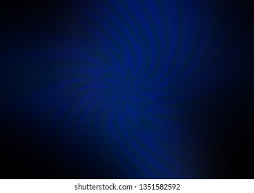 Dark BLUE vector blurred bright background. Colorful illustration in abstract style with gradient. The best blurred design for your business.