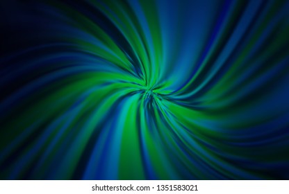 Dark BLUE vector blurred bright texture. Creative illustration in halftone style with gradient. The best blurred design for your business.