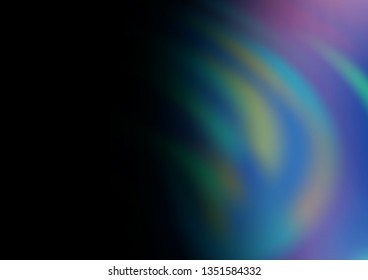 Dark BLUE vector blurred bright template. An elegant bright illustration with gradient. Brand new design for your business.