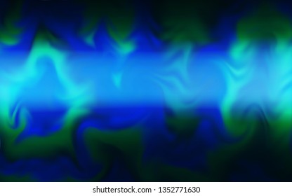 Dark BLUE vector blurred bright texture. New colored illustration in blur style with gradient. Elegant background for a brand book.
