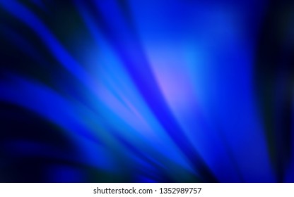 Dark BLUE vector blurred bright pattern. Abstract colorful illustration with gradient. New style design for your brand book.