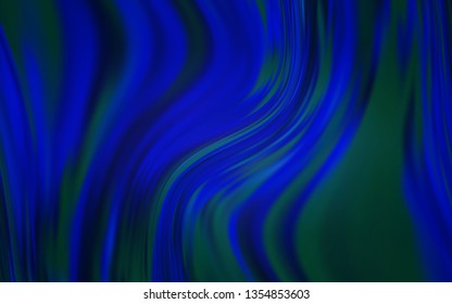 Dark BLUE vector blurred bright template. A completely new colored illustration in blur style. Elegant background for a brand book.