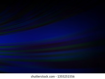 Dark BLUE vector blurred bright pattern. Shining colorful illustration in a Brand new style. The background for your creative designs.