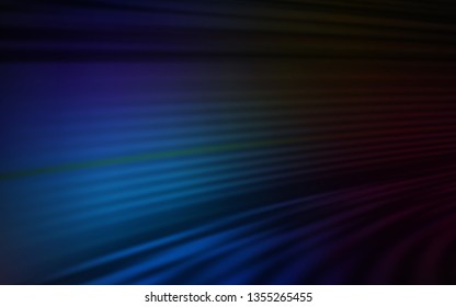 Dark BLUE vector blurred bright template. An elegant bright illustration with gradient. Completely new design for your business.