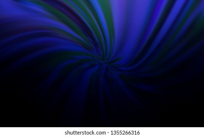 Dark BLUE vector blurred bright template. Abstract colorful illustration with gradient. Background for designs.