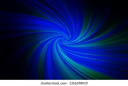 Dark BLUE vector blurred bright texture. Creative illustration in halftone style with gradient. Completely new design for your business.