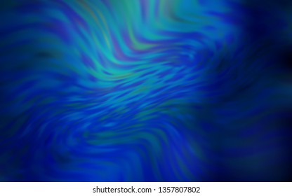 Dark BLUE vector blurred bright template. Modern abstract illustration with gradient. New design for your business.
