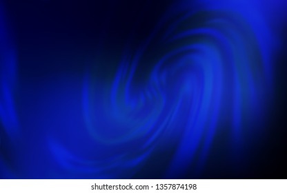 Dark BLUE vector blurred bright template. New colored illustration in blur style with gradient. New design for your business.