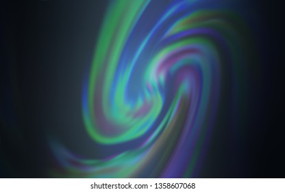 Dark BLUE vector blurred bright template. New colored illustration in blur style with gradient. Blurred design for your web site.