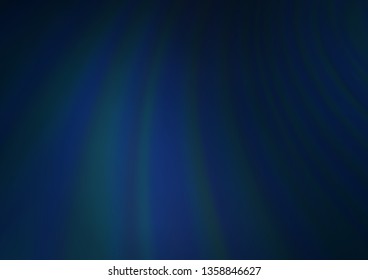 Dark BLUE vector blurred bright template. A completely new color illustration in a bokeh style. A new texture for your design.