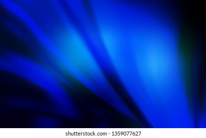 Dark BLUE vector blurred bright pattern. A completely new colored illustration in blur style. Completely new design for your business.