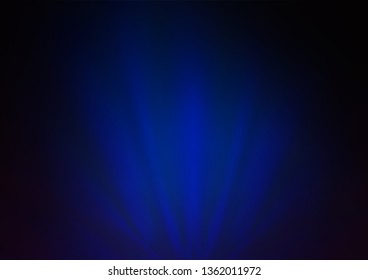 Dark BLUE vector blurred bright template. Modern geometrical abstract illustration with gradient. The template can be used for your brand book.