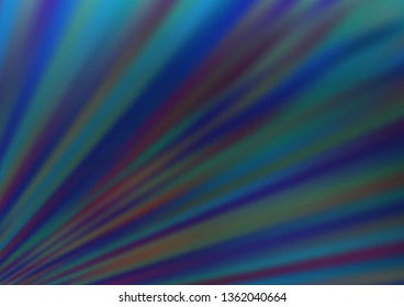 Dark BLUE vector blurred bright pattern. An elegant bright illustration with gradient. The blurred design can be used for your web site.