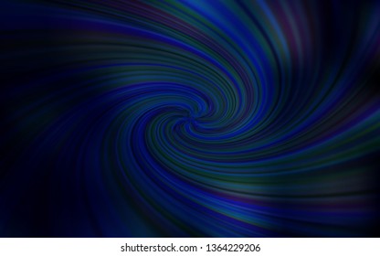 Dark BLUE vector blurred bright pattern. Colorful illustration in abstract style with gradient. Elegant background for a brand book.
