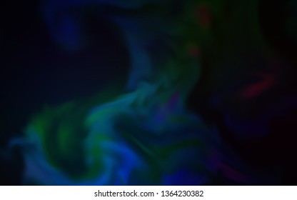 Dark BLUE vector blurred bright template. New colored illustration in blur style with gradient. New design for your business.
