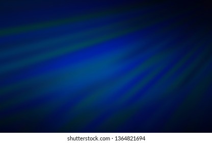 Dark BLUE vector blurred bright texture. Colorful abstract illustration with gradient. New style for your business design.