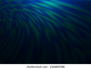 Dark BLUE vector blurred bright template. An elegant bright illustration with gradient. The blurred design can be used for your web site.