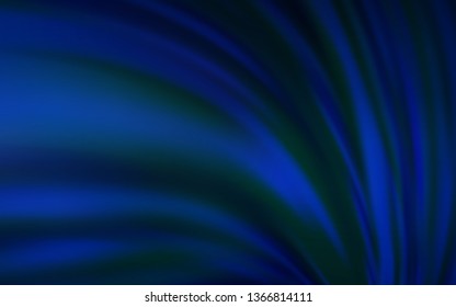 Dark BLUE vector blurred bright texture. Colorful abstract illustration with gradient. Elegant background for a brand book.