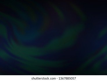 Dark BLUE vector blurred bright background. A completely new color illustration in a bokeh style. The background for your creative designs.