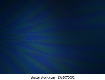 Dark BLUE vector blurred bright background. A completely new color illustration in a bokeh style. The background for your creative designs.