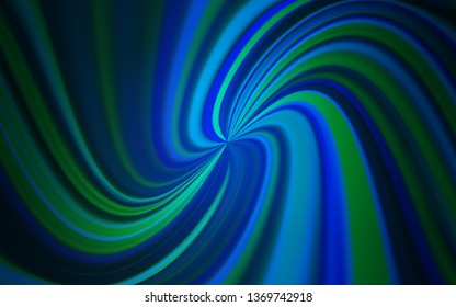 Dark BLUE vector blurred bright pattern. Shining colored illustration in smart style. Elegant background for a brand book.