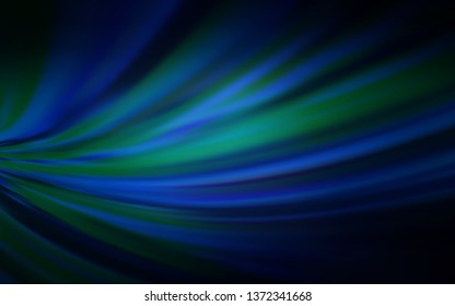 Dark BLUE vector blurred bright template. A completely new colored illustration in blur style. New style design for your brand book.
