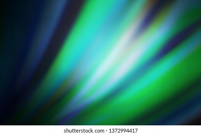 Dark BLUE vector blurred bright pattern. Glitter abstract illustration with gradient design. New style for your business design.