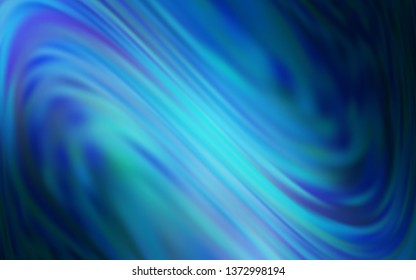 Dark BLUE vector blurred bright template. Creative illustration in halftone style with gradient. Background for designs.