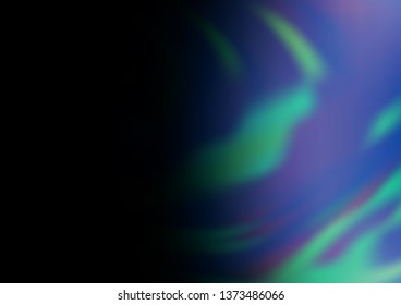 Dark BLUE vector blurred bright background. An elegant bright illustration with gradient. The best blurred design for your business.