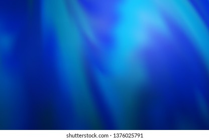 Dark BLUE vector blurred bright template. Modern abstract illustration with gradient. The best blurred design for your business.
