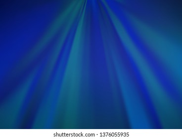 Dark BLUE vector blurred bright pattern. Colorful abstract illustration with gradient. The template for backgrounds of cell phones.