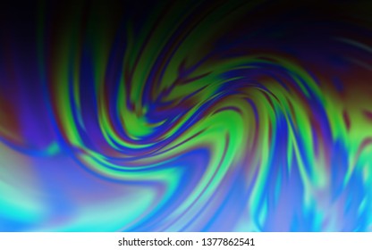 Dark BLUE vector blurred bright pattern. A completely new colored illustration in blur style. Blurred design for your web site.