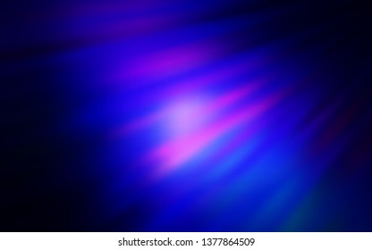 Dark BLUE vector blurred bright pattern. Modern abstract illustration with gradient. Blurred design for your web site.