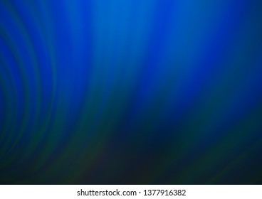 Dark BLUE vector blurred bright pattern. Colorful abstract illustration with gradient. The elegant pattern for brand book.