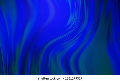 Dark BLUE vector blurred bright texture. A completely new colored illustration in blur style. New way of your design.
