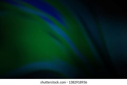 Dark BLUE vector blurred bright pattern. New colored illustration in blur style with gradient. Blurred design for your web site.