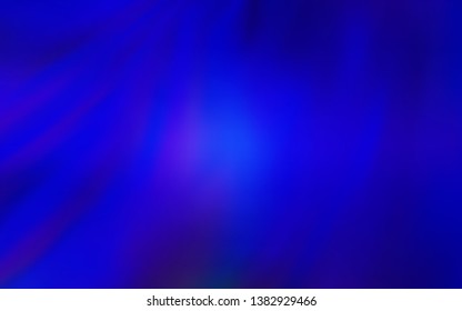 Dark BLUE vector blurred bright template. Creative illustration in halftone style with gradient. Background for a cell phone.
