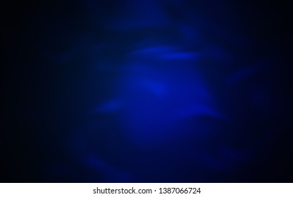 Dark BLUE vector blurred bright template. Shining colored illustration in smart style. New way of your design.